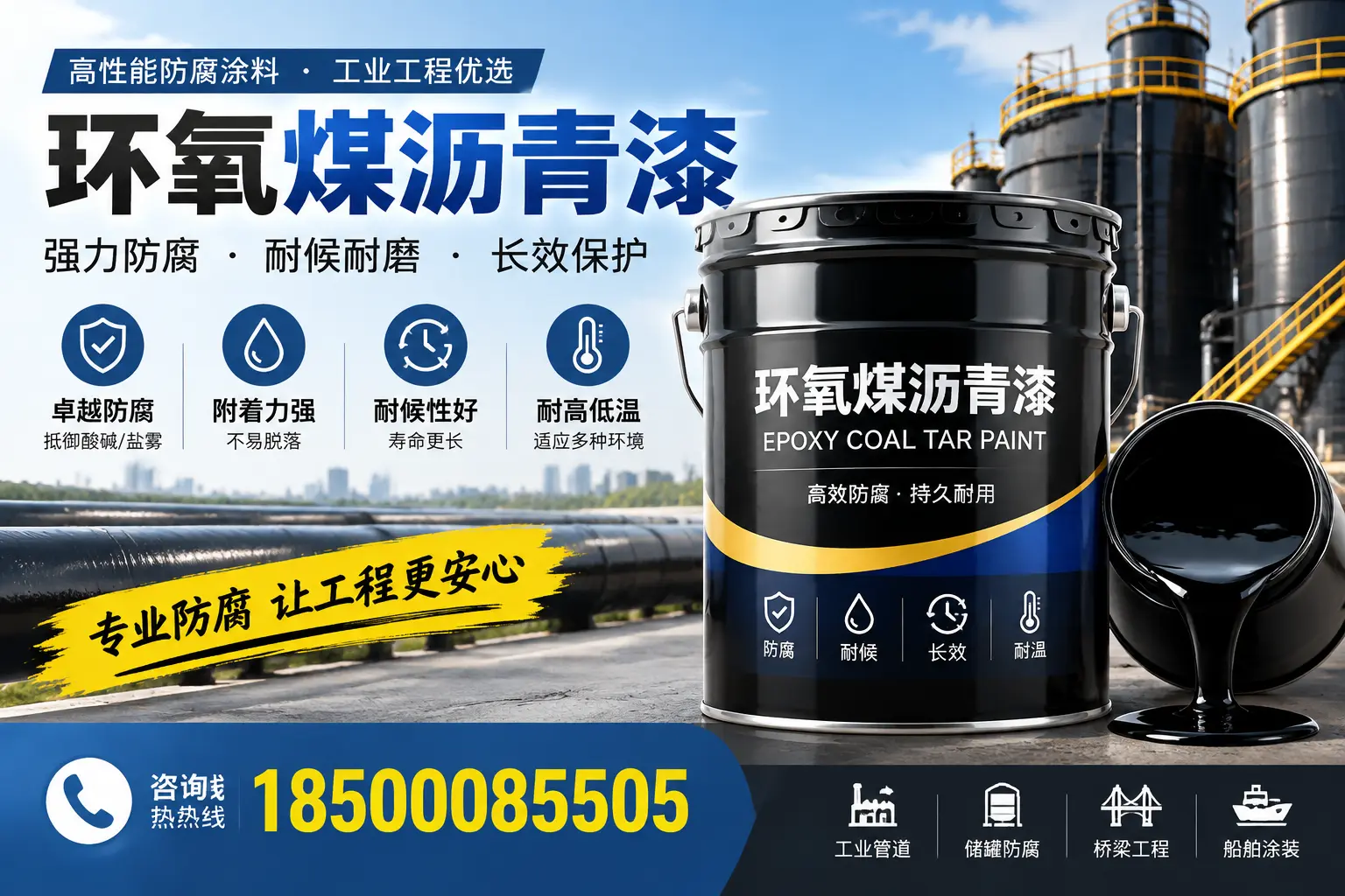 环氧煤沥青漆的施工方法与注意事项，确保在大兴安岭顺利完成